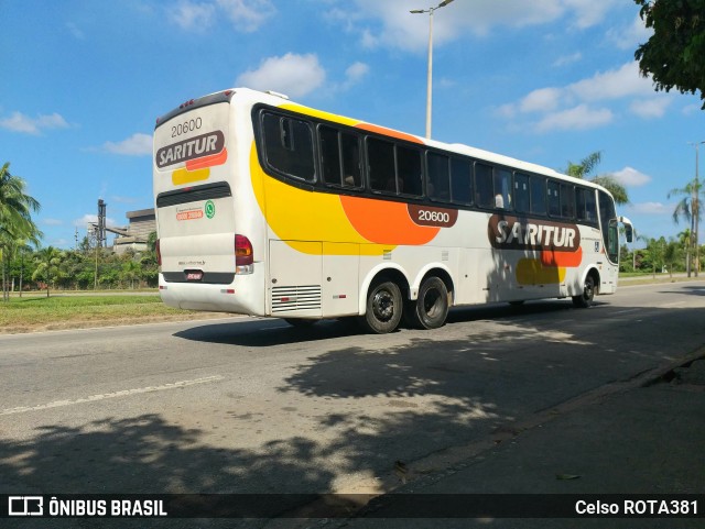 Saritur - Santa Rita Transporte Urbano e Rodoviário 20600 na cidade de Ipatinga, Minas Gerais, Brasil, por Celso ROTA381. ID da foto: 12068597.