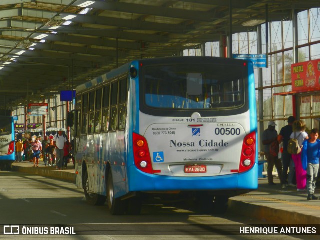 Viação Cidade de Caieiras 00500 na cidade de Franco da Rocha, São Paulo, Brasil, por HENRIQUE ANTUNES. ID da foto: 12069117.