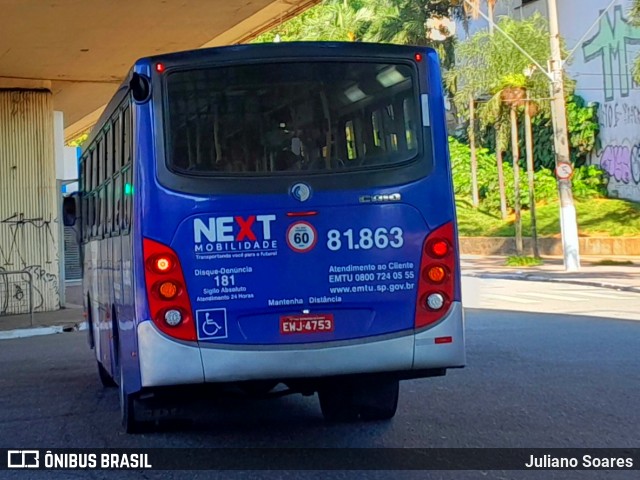 Next Mobilidade - ABC Sistema de Transporte 81.863 na cidade de Santo André, São Paulo, Brasil, por Juliano Soares. ID da foto: 12068750.
