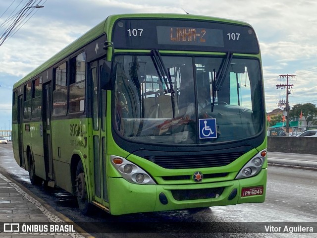 SOGAL - Sociedade de Ônibus Gaúcha Ltda. 107 na cidade de Canoas, Rio Grande do Sul, Brasil, por Vitor Aguilera. ID da foto: 12068813.
