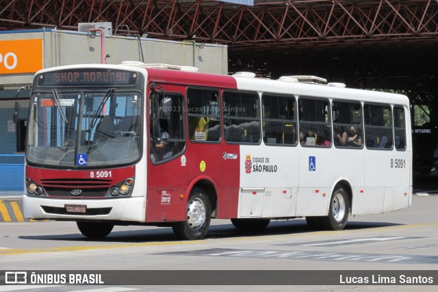 Auto Viação Transcap 8 5091 na cidade de São Paulo, São Paulo, Brasil, por Lucas Lima Santos. ID da foto: 12070028.