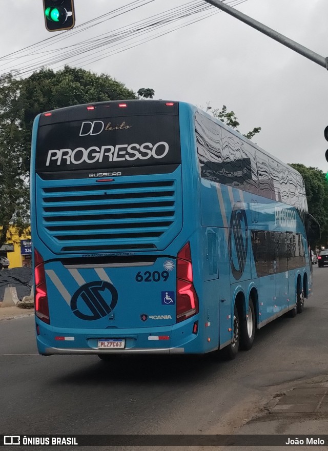 Auto Viação Progresso 6209 na cidade de Maceió, Alagoas, Brasil, por João Melo. ID da foto: 12068393.