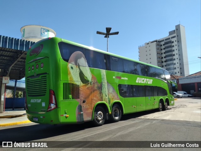 Eucatur - Empresa União Cascavel de Transportes e Turismo 5820 na cidade de Presidente Prudente, São Paulo, Brasil, por Luis Guilherme Costa. ID da foto: 12070001.