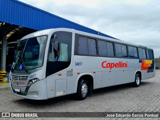 Transportes Capellini 34017 na cidade de Hortolândia, São Paulo, Brasil, por José Eduardo Garcia Pontual. ID da foto: 12068959.