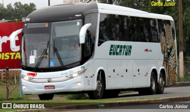 Eucatur - Empresa União Cascavel de Transportes e Turismo 4738 na cidade de Cuiabá, Mato Grosso, Brasil, por Carlos Júnior. ID da foto: 12070789.