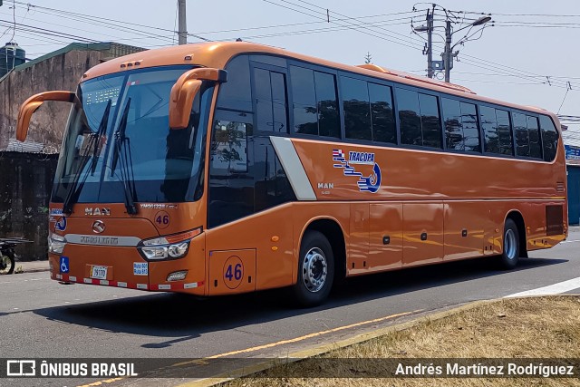 TRACOPA - Transportes Costarricenses Panameños 46 na cidade de Catedral, San José, San José, Costa Rica, por Andrés Martínez Rodríguez. ID da foto: 12069989.