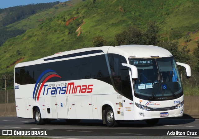 Auto Viação TransMinas 2026 na cidade de Aparecida, São Paulo, Brasil, por Adailton Cruz. ID da foto: 12069939.
