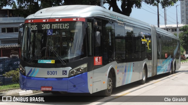 Next Mobilidade - ABC Sistema de Transporte 8301 na cidade de São Paulo, São Paulo, Brasil, por Cle Giraldi. ID da foto: 12068619.