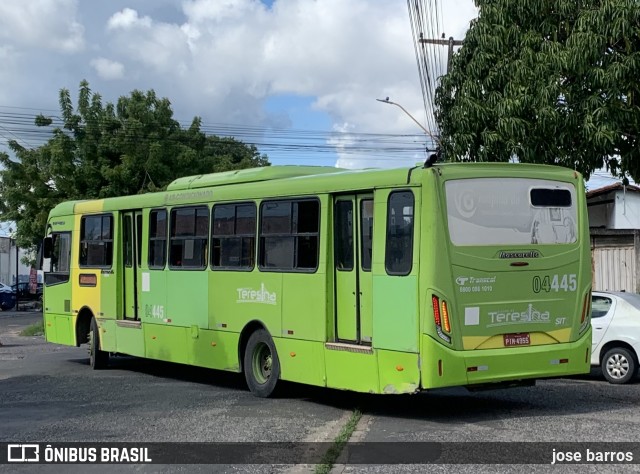 Transcol Transportes Coletivos 04445 na cidade de Teresina, Piauí, Brasil, por jose barros. ID da foto: 12069460.