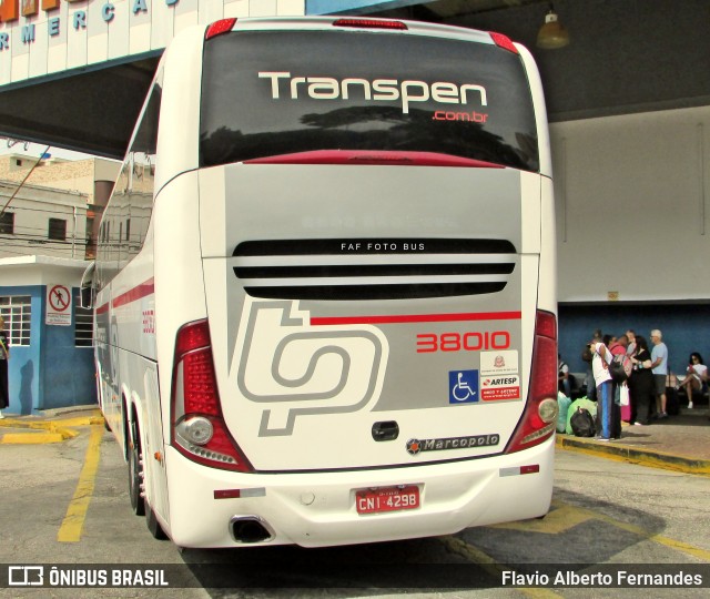 Transpen Transporte Coletivo e Encomendas 38010 na cidade de Sorocaba, São Paulo, Brasil, por Flavio Alberto Fernandes. ID da foto: 12069085.