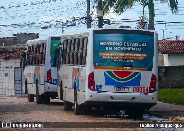 Transnacional Transportes Urbanos 08094 na cidade de Natal, Rio Grande do Norte, Brasil, por Thalles Albuquerque. ID da foto: 12069450.