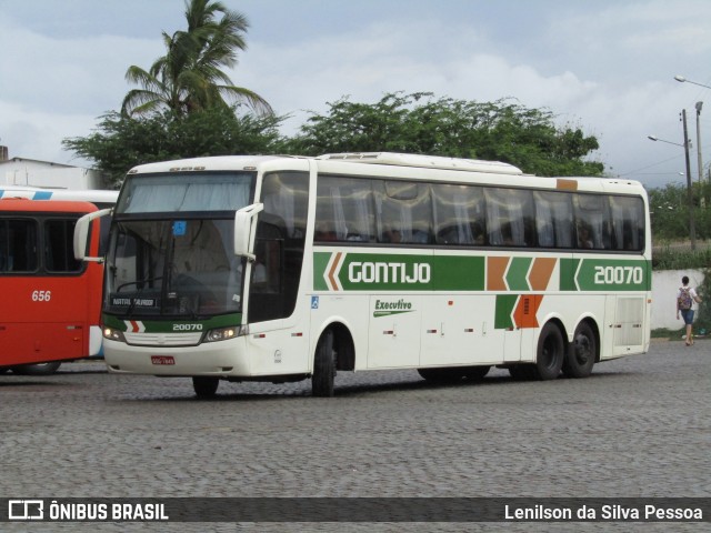 Empresa Gontijo de Transportes 20070 na cidade de Caruaru, Pernambuco, Brasil, por Lenilson da Silva Pessoa. ID da foto: 12070382.