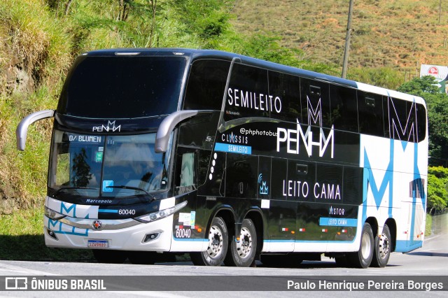 Empresa de Ônibus Nossa Senhora da Penha 60040 na cidade de Piraí, Rio de Janeiro, Brasil, por Paulo Henrique Pereira Borges. ID da foto: 12070614.