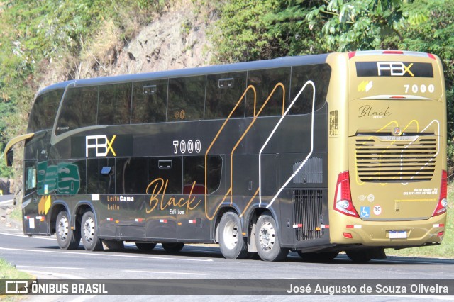 Ouro de Minas Transportes e Turismo 7000 na cidade de Piraí, Rio de Janeiro, Brasil, por José Augusto de Souza Oliveira. ID da foto: 12070487.