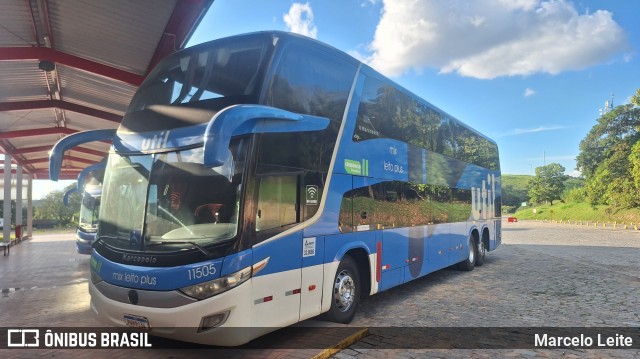 UTIL - União Transporte Interestadual de Luxo 11505 na cidade de Ribeirão Vermelho, Minas Gerais, Brasil, por Marcelo Leite. ID da foto: 12068404.