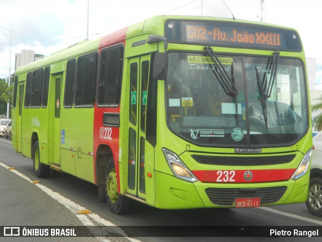 Transporte Coletivo Cidade Verde 02232 na cidade de Teresina, Piauí, Brasil, por Pietro Rangel. ID da foto: 12068335.
