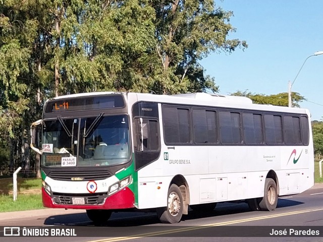 Grupo Bene S.A. - Línea 11 61 na cidade de Luque, Central, Paraguai, por José Paredes. ID da foto: 12070566.
