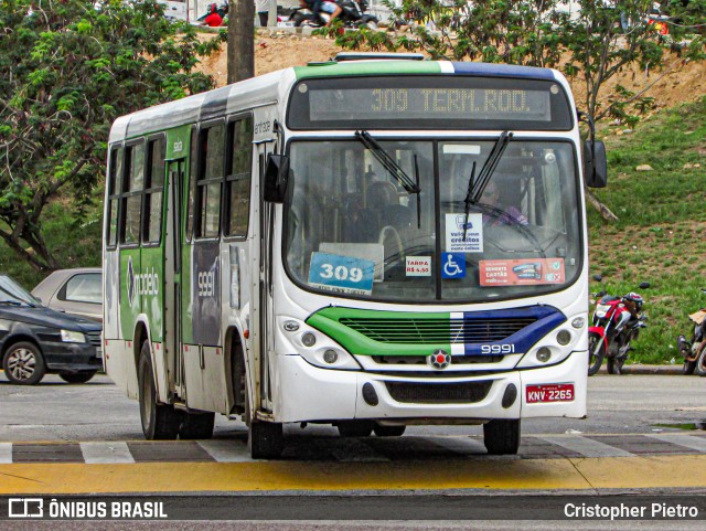 Viação Modelo 9991 na cidade de Aracaju, Sergipe, Brasil, por Cristopher Pietro. ID da foto: 12070545.