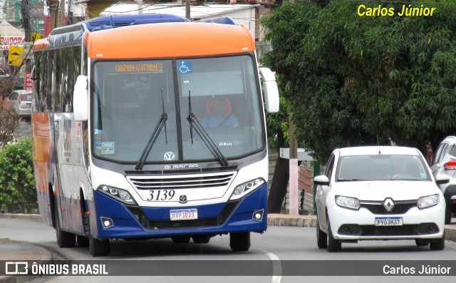 CMT - Consórcio Metropolitano Transportes 3139 na cidade de Cuiabá, Mato Grosso, Brasil, por Carlos Júnior. ID da foto: 12070674.