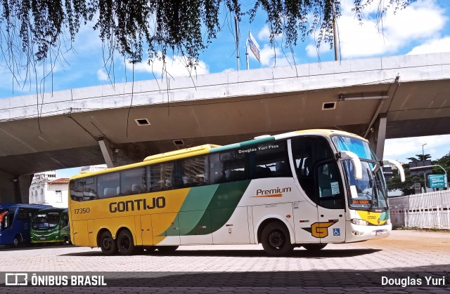 Empresa Gontijo de Transportes 17350 na cidade de Belo Horizonte, Minas Gerais, Brasil, por Douglas Yuri. ID da foto: 12069857.