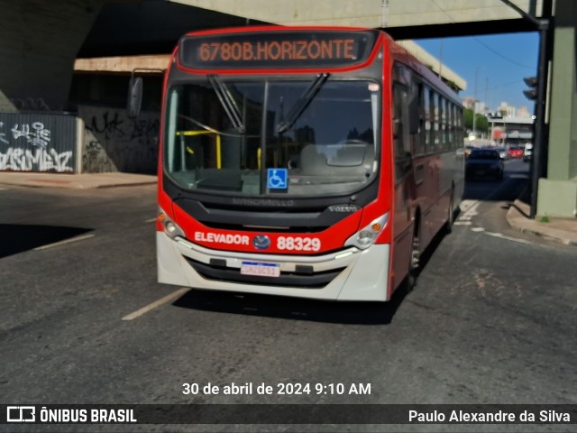Viação Novo Retiro 88329 na cidade de Belo Horizonte, Minas Gerais, Brasil, por Paulo Alexandre da Silva. ID da foto: 12069811.