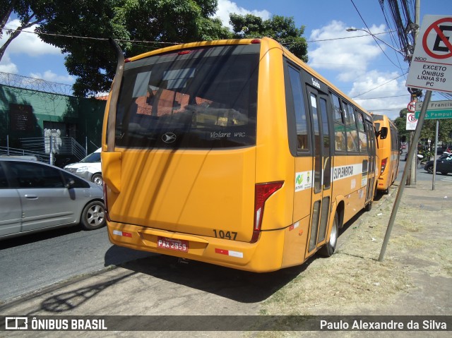 Transporte Suplementar de Belo Horizonte 1047 na cidade de Belo Horizonte, Minas Gerais, Brasil, por Paulo Alexandre da Silva. ID da foto: 12069818.