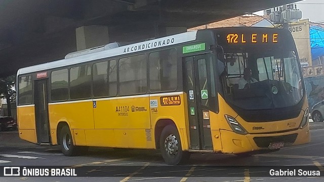 Real Auto Ônibus A41104 na cidade de Rio de Janeiro, Rio de Janeiro, Brasil, por Gabriel Sousa. ID da foto: 12069532.