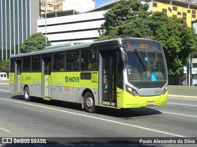 SM Transportes 20953 na cidade de Belo Horizonte, Minas Gerais, Brasil, por Paulo Alexandre da Silva. ID da foto: 12069823.