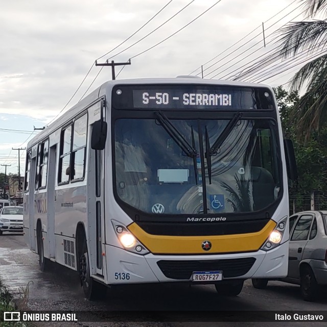 Via Sul TransFlor 5136 na cidade de Natal, Rio Grande do Norte, Brasil, por Italo Gustavo. ID da foto: 12068917.
