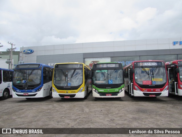 Coletivo Transportes 3725 na cidade de Caruaru, Pernambuco, Brasil, por Lenilson da Silva Pessoa. ID da foto: 12069553.