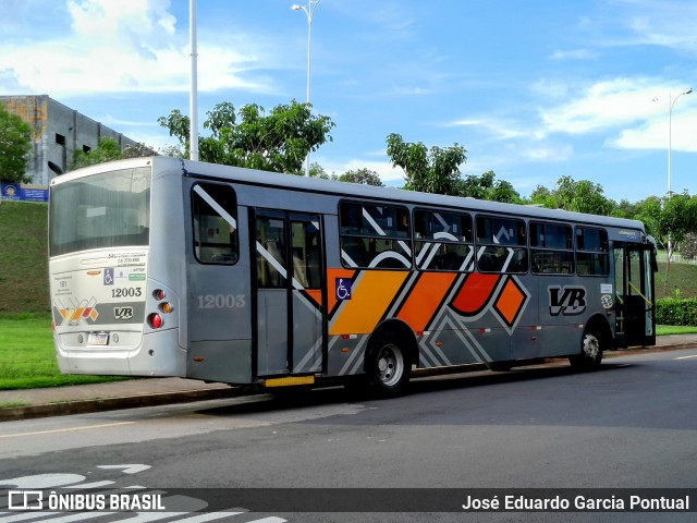 VB Transportes e Turismo 12003 na cidade de Indaiatuba, São Paulo, Brasil, por José Eduardo Garcia Pontual. ID da foto: 12068963.