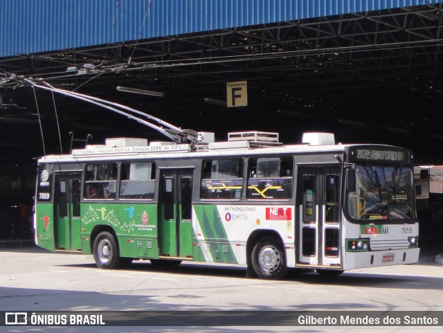 Next Mobilidade - ABC Sistema de Transporte 7059 na cidade de Santo André, São Paulo, Brasil, por Gilberto Mendes dos Santos. ID da foto: 12068231.