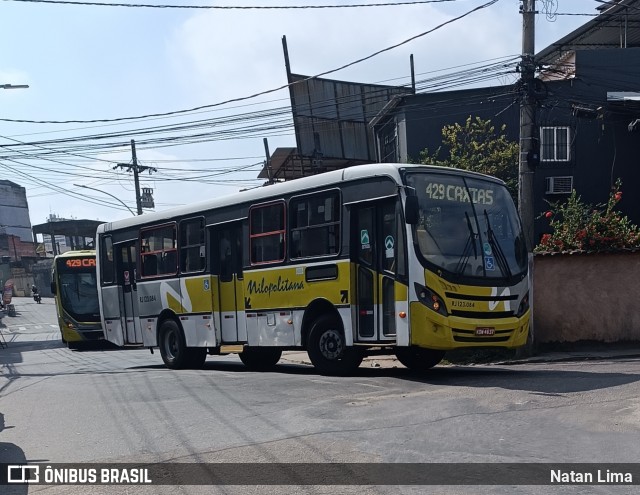 Viação Nilopolitana RJ 123.084 na cidade de Duque de Caxias, Rio de Janeiro, Brasil, por Natan Lima. ID da foto: 12068264.
