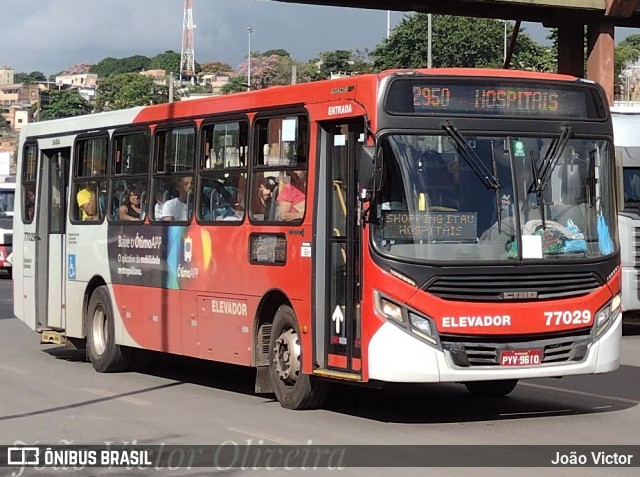 Eldorado Transportes 77029 na cidade de Contagem, Minas Gerais, Brasil, por João Victor. ID da foto: 12070140.