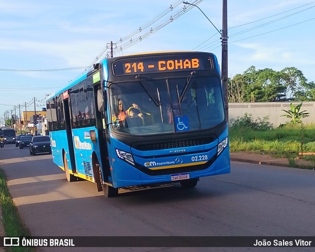 JTP Transportes - COM Porto Velho 02.228 na cidade de Porto Velho, Rondônia, Brasil, por João Sales Vitor. ID da foto: 12069552.