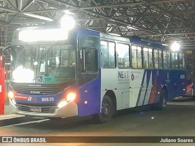 Next Mobilidade - ABC Sistema de Transporte 80.635 na cidade de Santo André, São Paulo, Brasil, por Juliano Soares. ID da foto: 12068747.