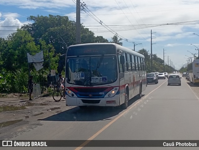Transporte Tropical 4312 na cidade de Aracaju, Sergipe, Brasil, por Cauã Photobus. ID da foto: 12068585.