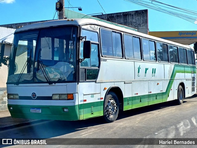TRU Transportes e Turismo 40 na cidade de Itaúna, Minas Gerais, Brasil, por Hariel Bernades. ID da foto: 12070171.