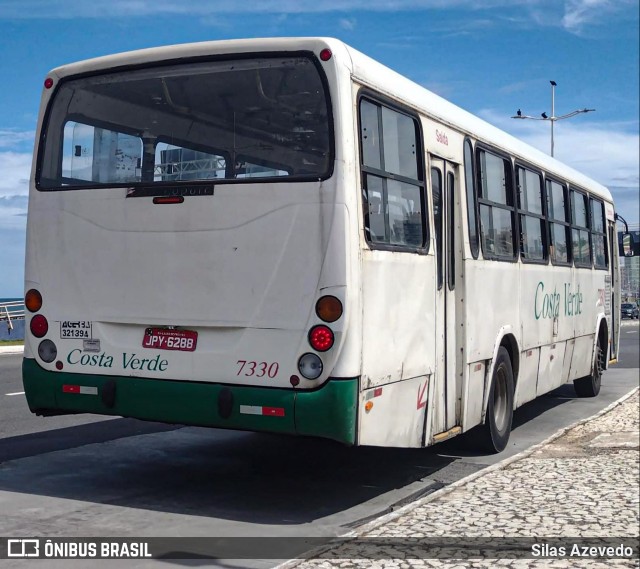 Empresa de Transportes Costa Verde 7330 na cidade de Salvador, Bahia, Brasil, por Silas Azevedo. ID da foto: 12068411.