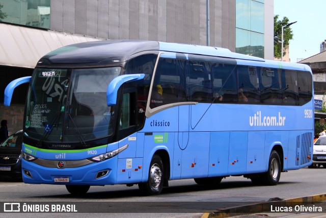 UTIL - União Transporte Interestadual de Luxo 9920 na cidade de Rio de Janeiro, Rio de Janeiro, Brasil, por Lucas Oliveira. ID da foto: 12068345.