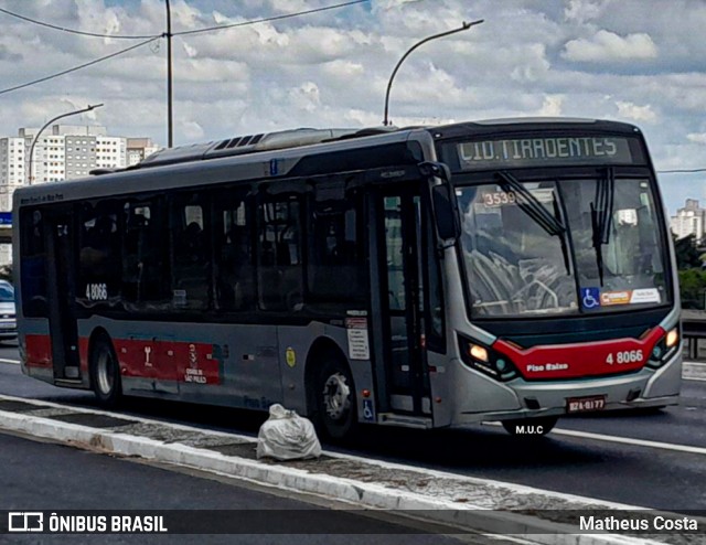 Express Transportes Urbanos Ltda 4 8066 na cidade de São Paulo, São Paulo, Brasil, por Matheus Costa. ID da foto: 12068939.