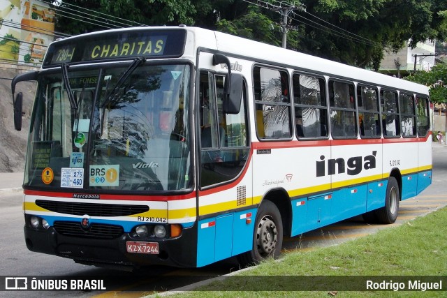 Auto Lotação Ingá RJ 210.042 na cidade de Niterói, Rio de Janeiro, Brasil, por Rodrigo Miguel. ID da foto: 12069385.
