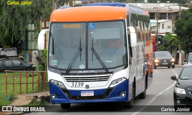 CMT - Consórcio Metropolitano Transportes 3139 na cidade de Cuiabá, Mato Grosso, Brasil, por Carlos Júnior. ID da foto: 12070670.
