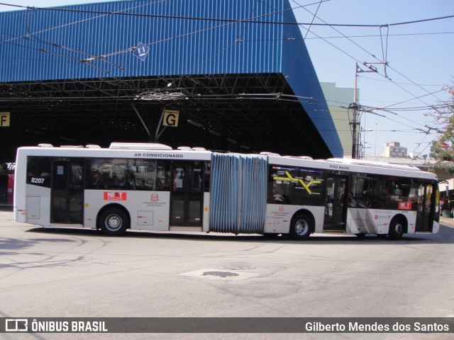 Next Mobilidade - ABC Sistema de Transporte 8207 na cidade de Santo André, São Paulo, Brasil, por Gilberto Mendes dos Santos. ID da foto: 12068228.