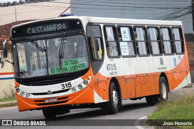 Empresa de Transportes Nova Marambaia AT-315 na cidade de Belém, Pará, Brasil, por Joao Honorio. ID da foto: 12069915.