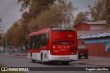 Buses Omega 6043 na cidade de Puente Alto, Cordillera, Metropolitana de Santiago, Chile, por Rogelio Labra Silva. ID da foto: :id.