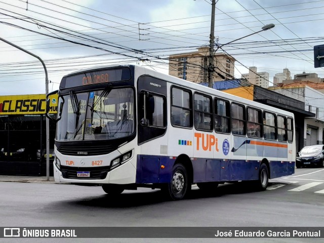 TUPi Transportes Urbanos Piracicaba 8427 na cidade de Piracicaba, São Paulo, Brasil, por José Eduardo Garcia Pontual. ID da foto: 12071357.