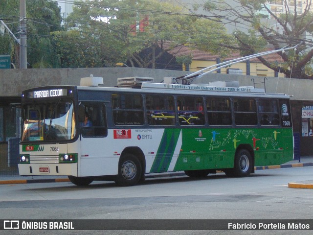 Next Mobilidade - ABC Sistema de Transporte 7068 na cidade de Santo André, São Paulo, Brasil, por Fabrício Portella Matos. ID da foto: 12072250.