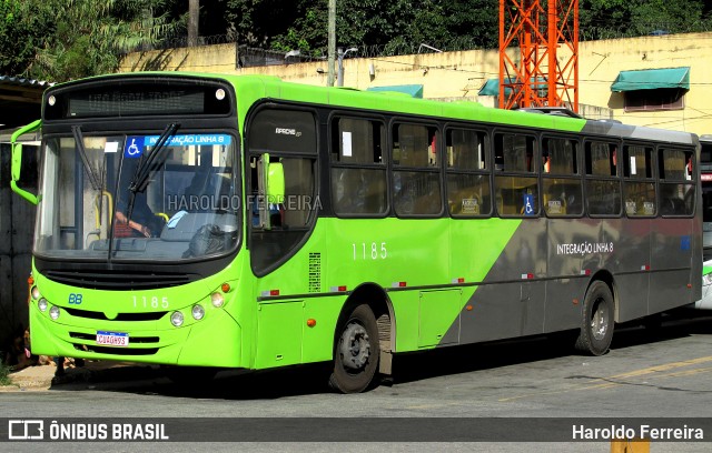 BB Transportes e Turismo 1185 na cidade de Itapevi, São Paulo, Brasil, por Haroldo Ferreira. ID da foto: 12072186.