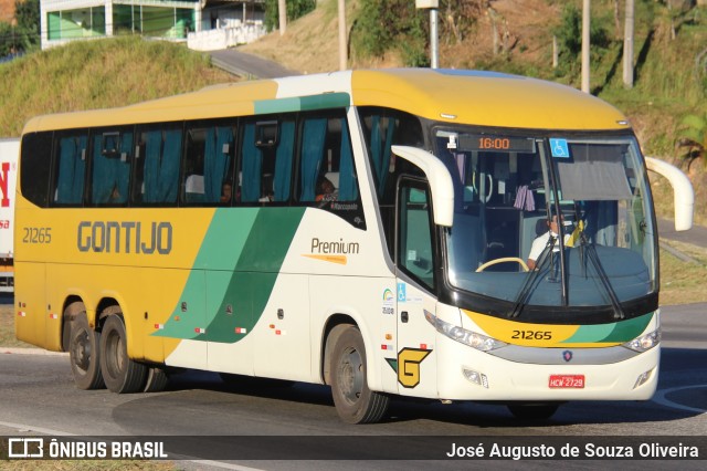 Empresa Gontijo de Transportes 21265 na cidade de Barra do Piraí, Rio de Janeiro, Brasil, por José Augusto de Souza Oliveira. ID da foto: 12072467.